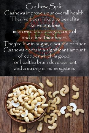 Cashews Split